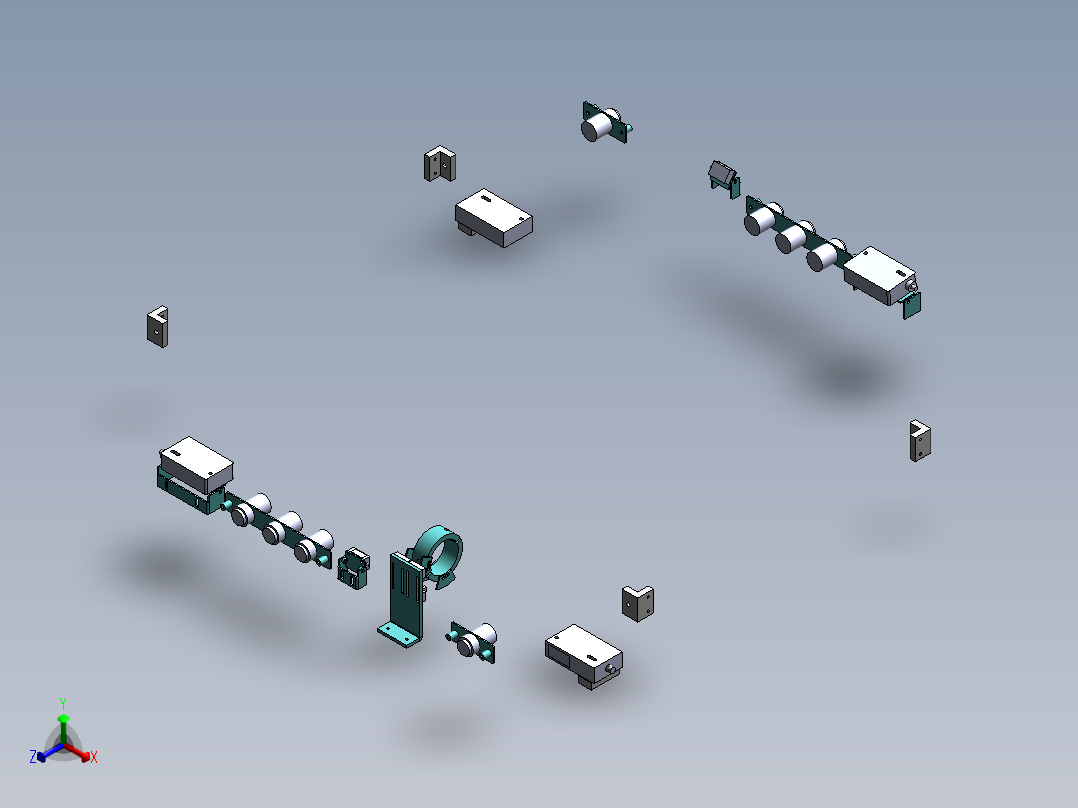 AGV小车、AGV(29)正等轴测图