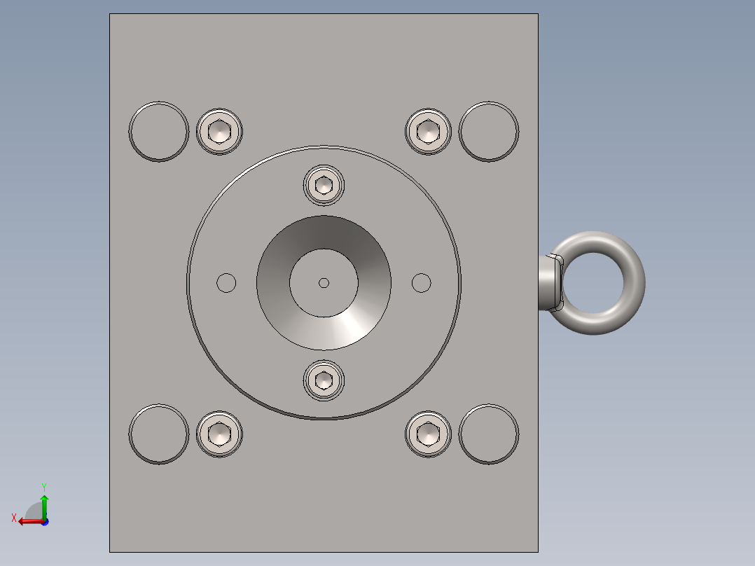 注塑模具、模具(66)后视图