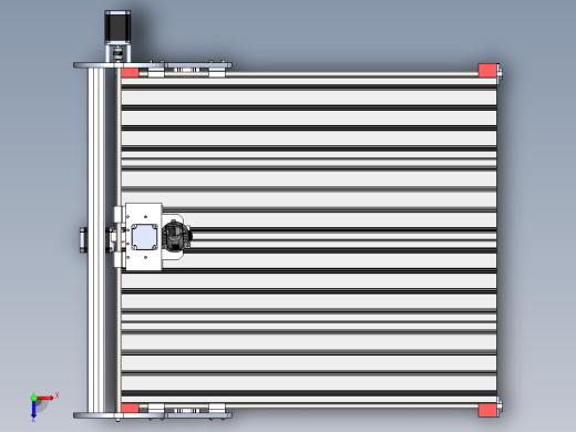 CNC milling 3 轴俯视缩略图