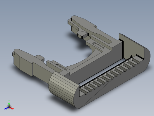 行李带扣的公部分