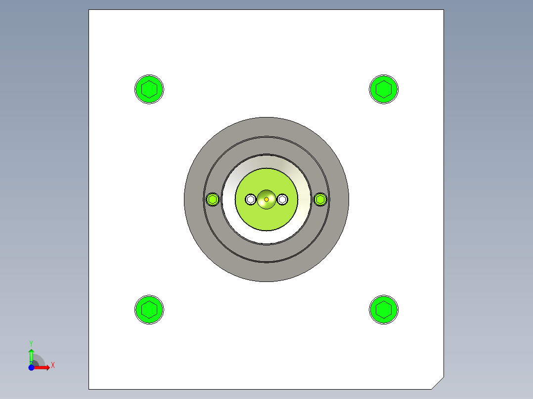 仪表盘上盖的注塑模具设计-注射模含NX三维及13张CAD图前视图