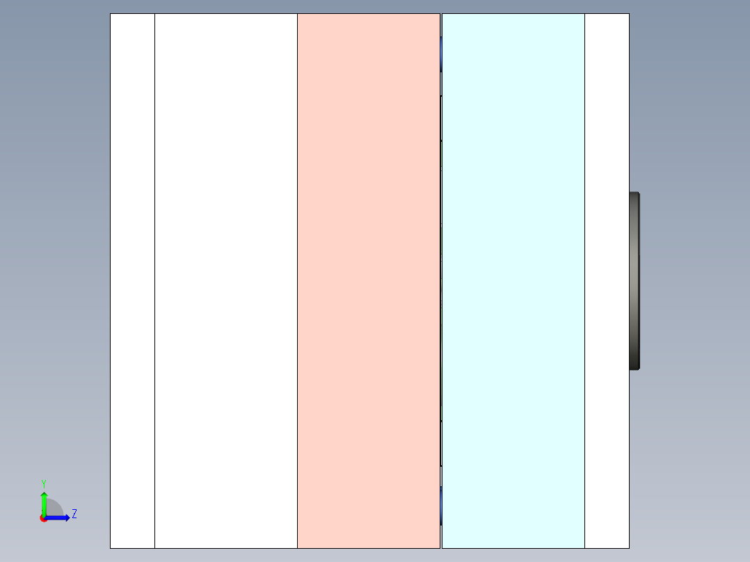 仪表盘上盖的注塑模具设计-注射模含NX三维及13张CAD图左视图
