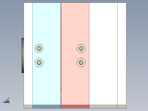 仪表盘上盖的注塑模具设计-注射模含NX三维及13张CAD图右视缩略图