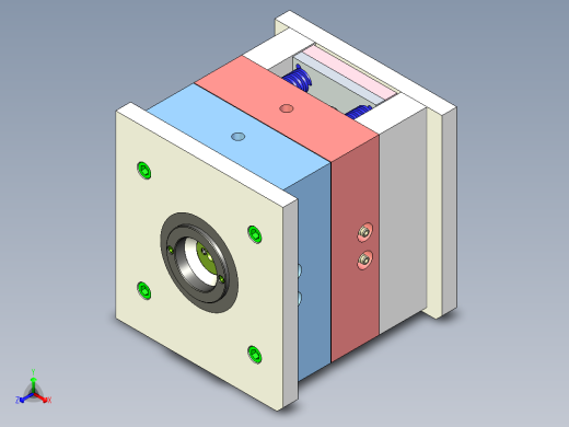 仪表盘上盖的注塑模具设计-注射模含NX三维及13张CAD图正等轴测缩略图