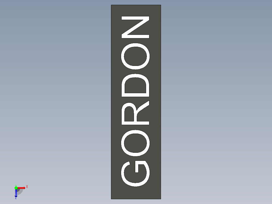 火车机车列车gordon-without-face-from-thomas-and-模型格式为 stp俯视图