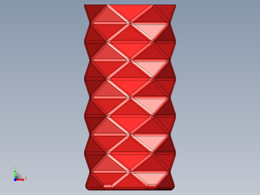 三角边花瓶前视缩略图