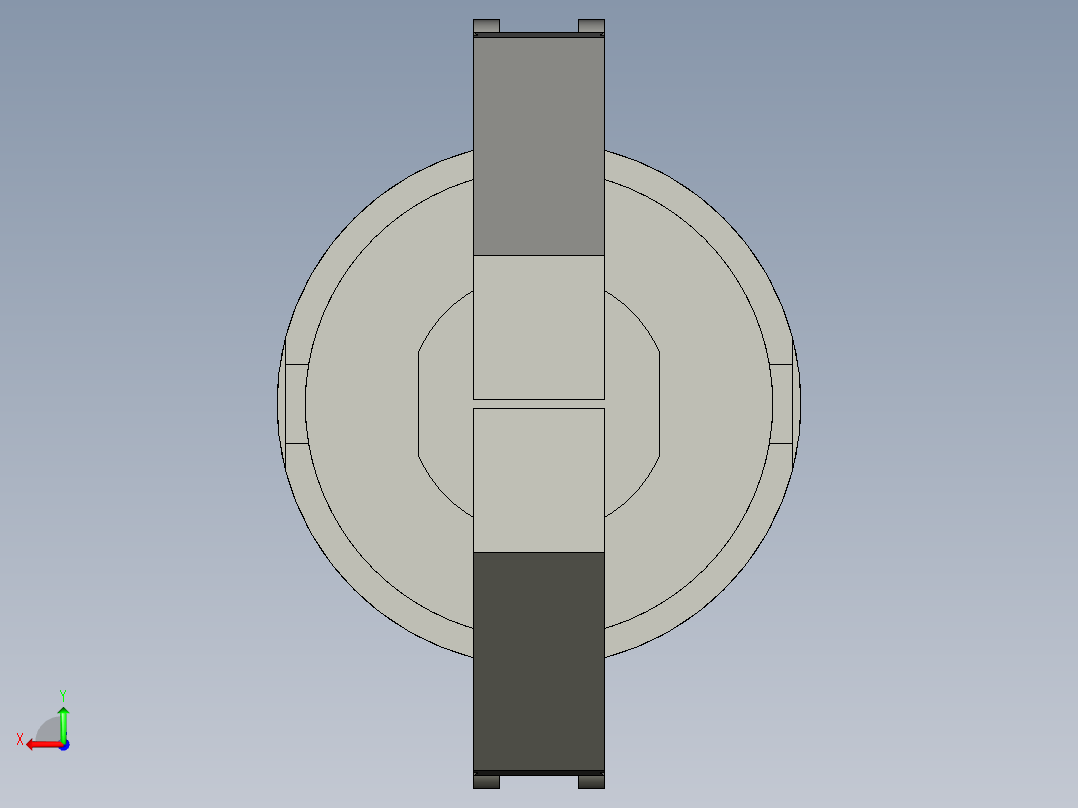 2爪伺服夹爪模组后视图