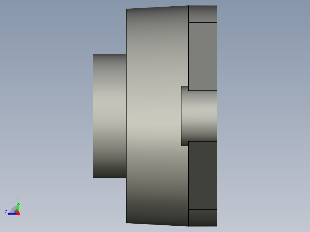 GBT7810-2017带菱形座轴承(UELFLU)UELFLU208右视图