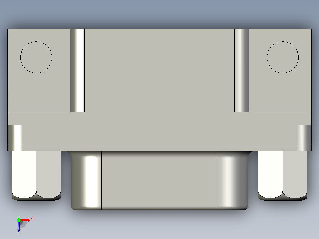 ++HQ-FBTQF-FJZZ-01五点改装磁片N0101威0102D-SUB(M)stp俯视图