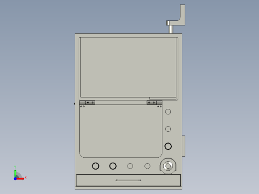触屏和显示器控制盒19寸前视缩略图