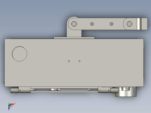触屏和显示器控制盒19寸俯视缩略图