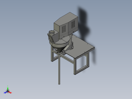 散粒物料螺旋给料试验台
