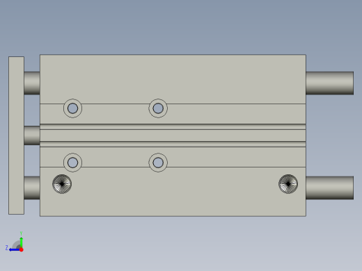 MGPM20-100Z带导杆气缸右视缩略图