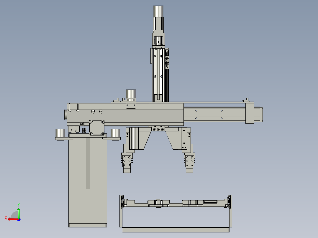 11搬运翻转机构后视图