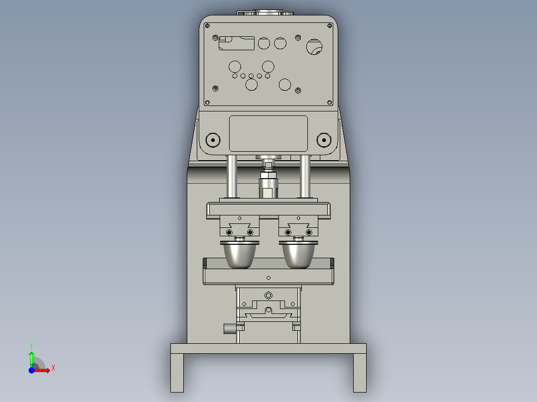 移印机构前视图