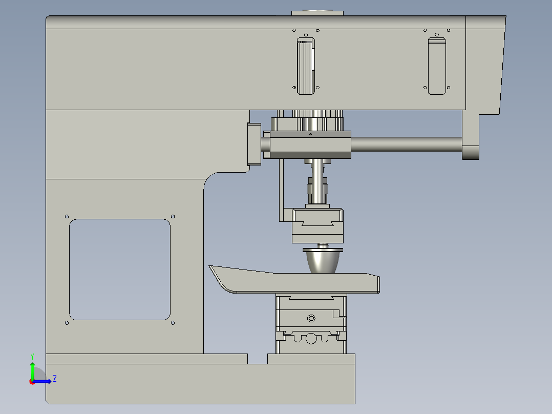 移印机构左视图