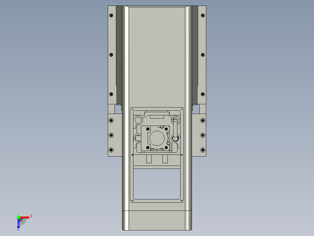 移印机构俯视图