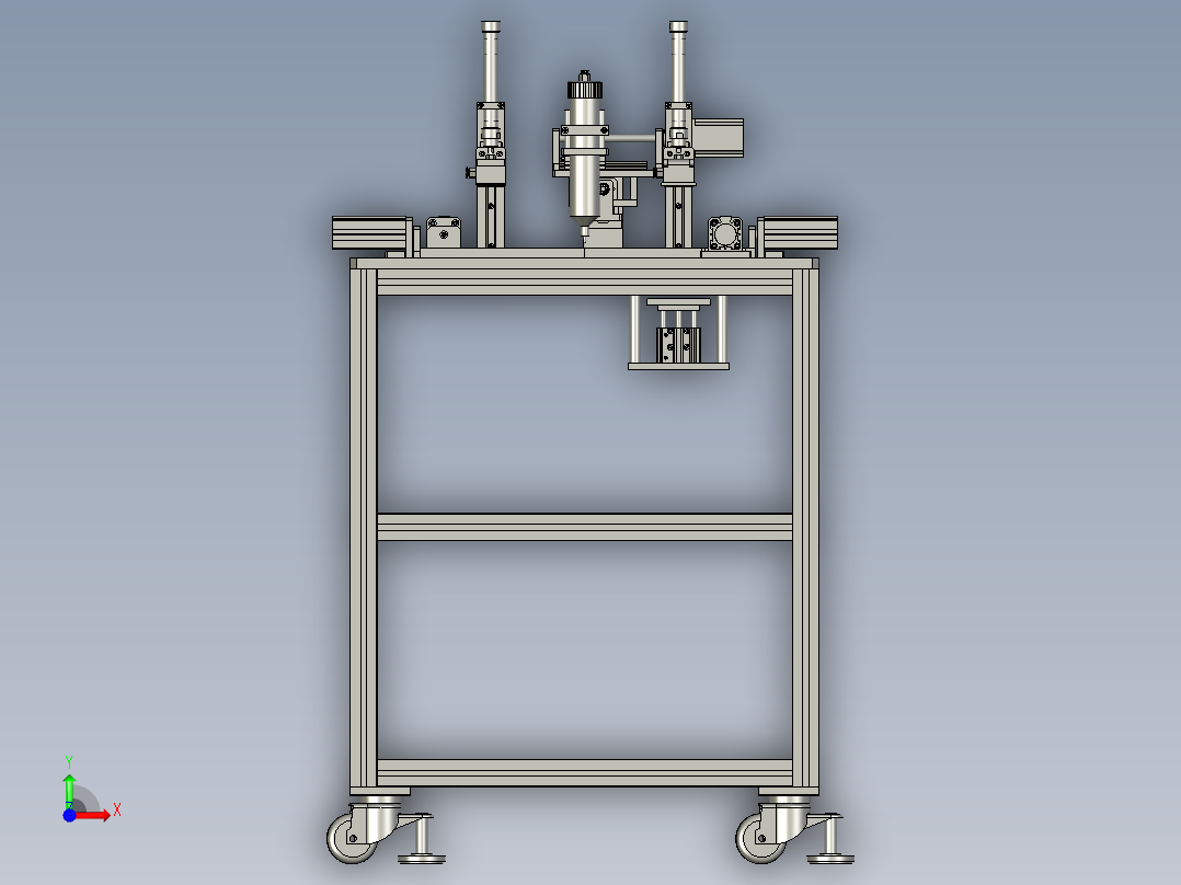 膜片点胶装置前视图