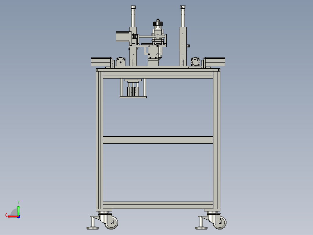 膜片点胶装置后视图