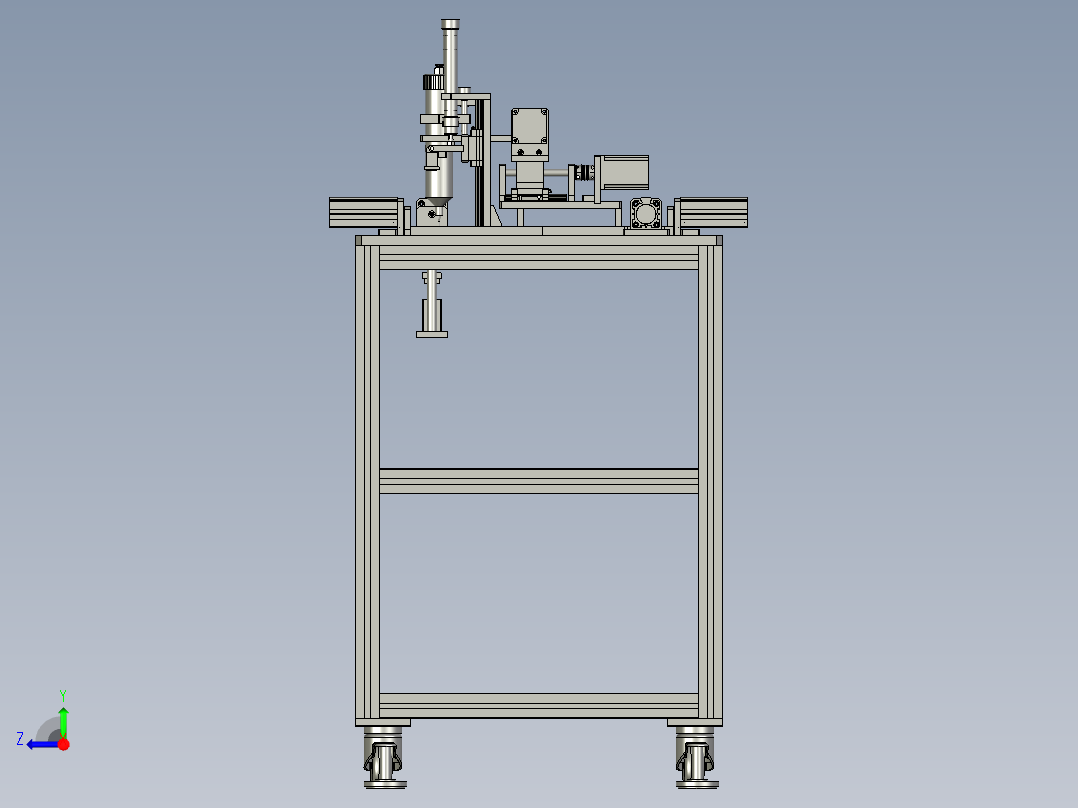 膜片点胶装置右视图