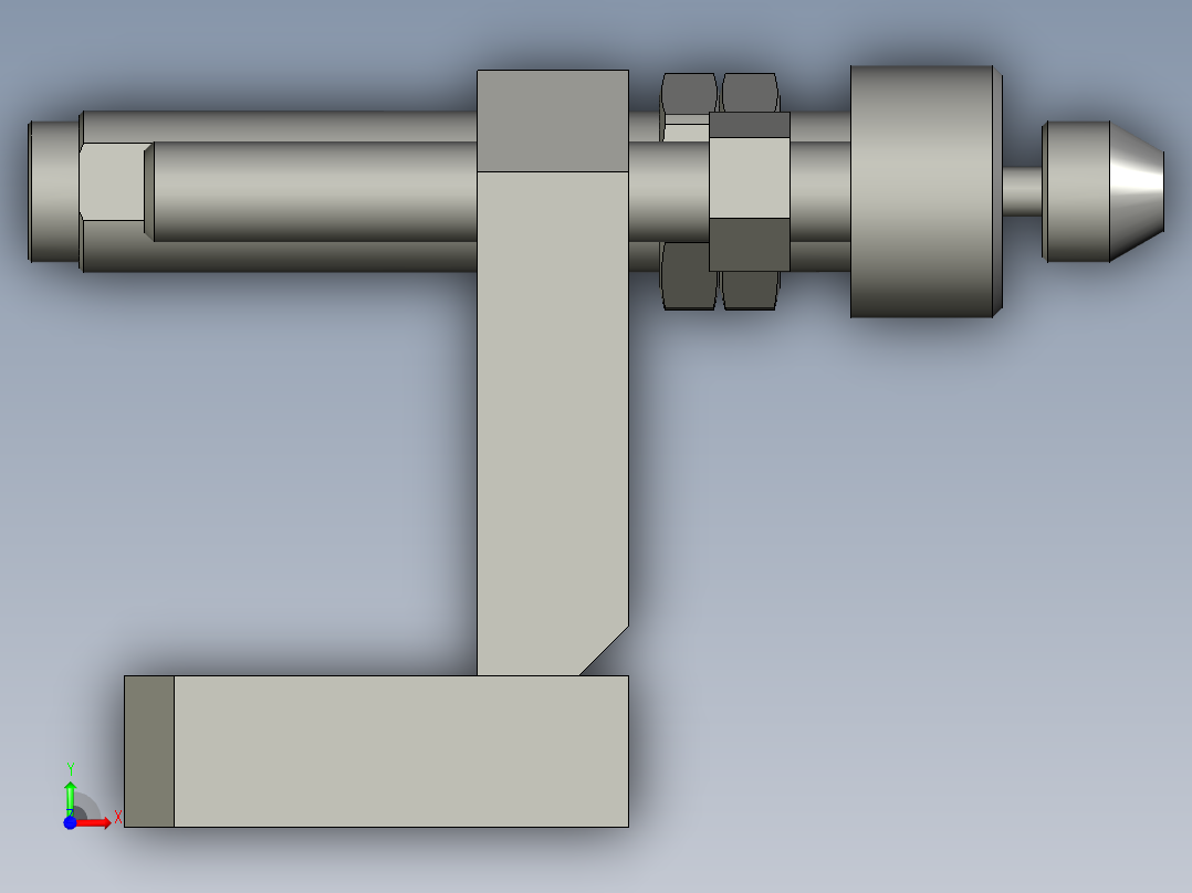 滑动限位装配体4前视图