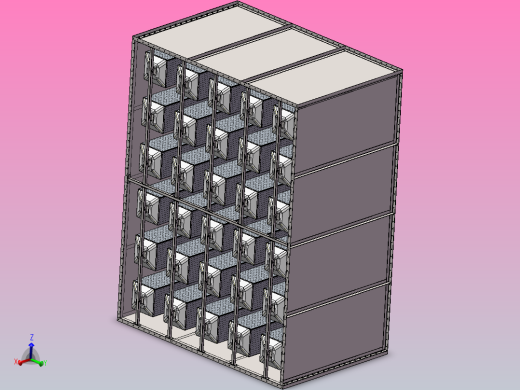 金属外壳矩阵式消声器