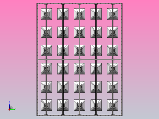 金属外壳矩阵式消声器后视缩略图