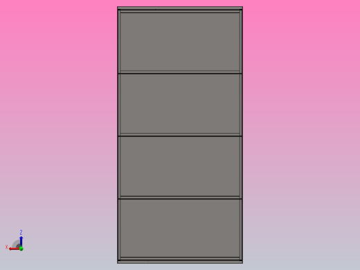 金属外壳矩阵式消声器左视缩略图