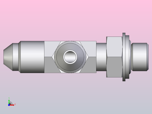 EO硬管接头外螺纹螺柱跑步T恤4R4OMXS前视缩略图