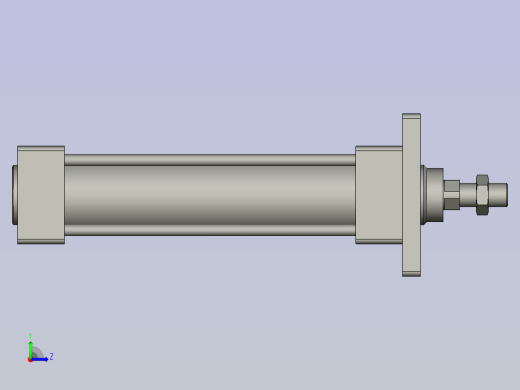 标准型CTSI系列气缸CTSI-50Bx150-H-FA左视缩略图