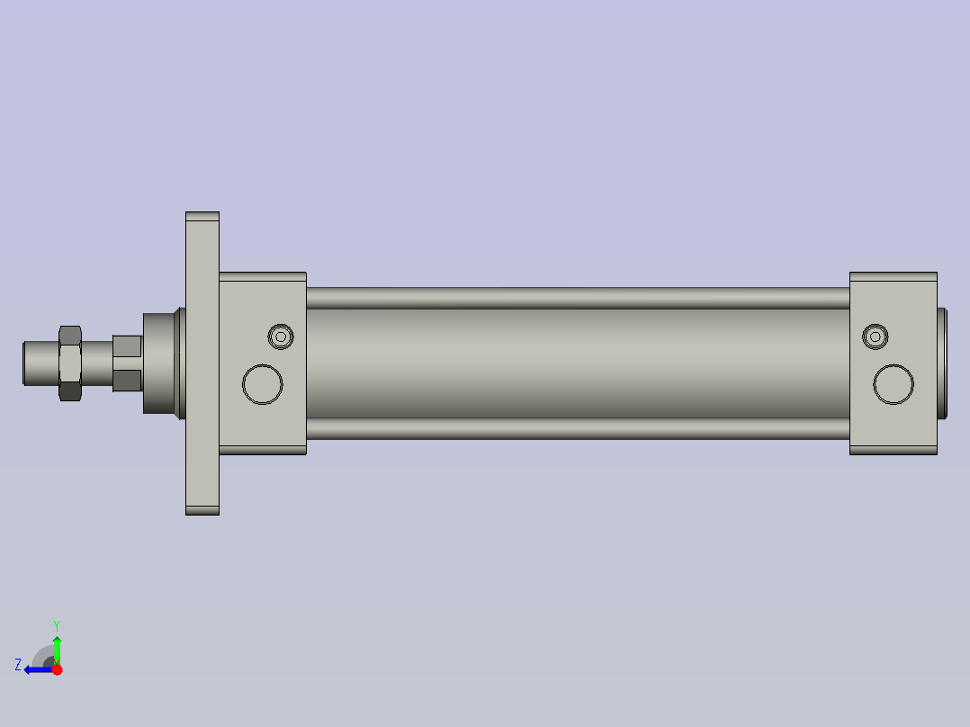 标准型CTSI系列气缸CTSI-50Bx150-H-FA右视图