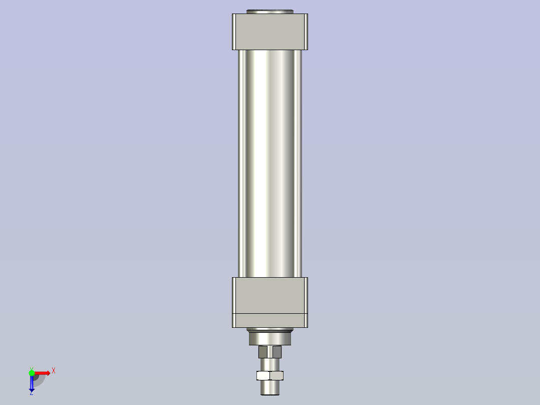 标准型CTSI系列气缸CTSI-50Bx150-H-FA俯视图