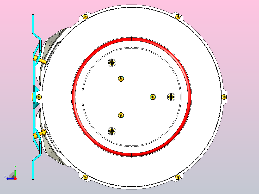 2HB410-7AH06-0.7KW单叶轮 高压鼓风机 旋涡风机右视图