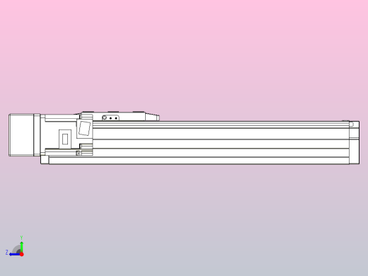 滚珠丝杠直线轴内置导轨TPA-GCR-80-1610C-L250-ML-M20-N3右视缩略图