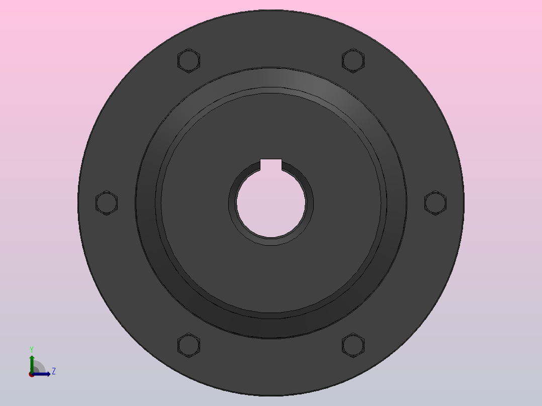 LT型弹性套柱销联轴器_LT11联轴器Z80×172／Z80×132左视图
