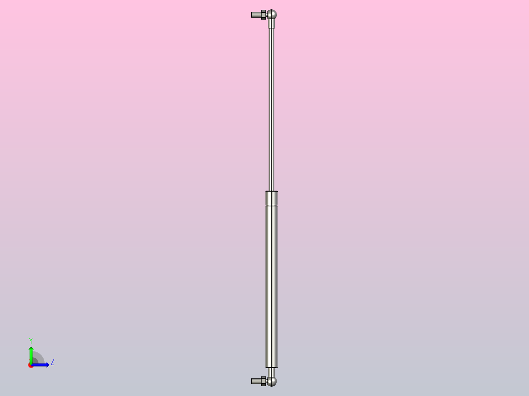 gsb18-b-b-s220_asm氮气弹簧左视图