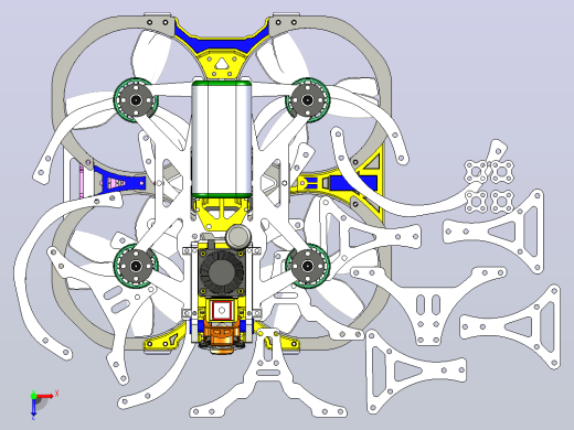3.5英寸FPV无人机俯视缩略图