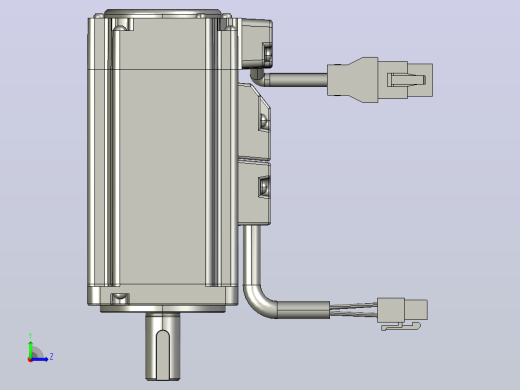 ECM-A3H EMC-A3L 马达机构-有刹车60框[ECM-A3H-CX0602SSX]台达左视缩略图