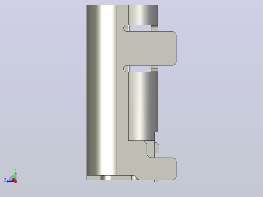 USB Type C 24 针插座，总长度 7.90 毫米右视缩略图