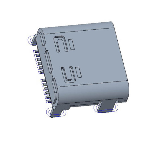 USB Type C 24 针插座，总长度 7.90 毫米缩略图