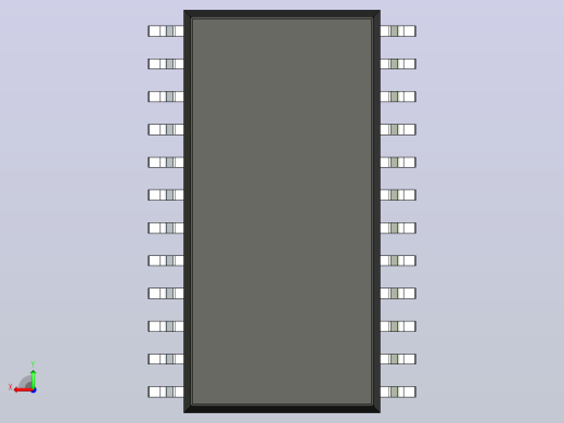 106x SOIC 封装（小外形集成电路）SOIC127P1030X265-24N后视缩略图
