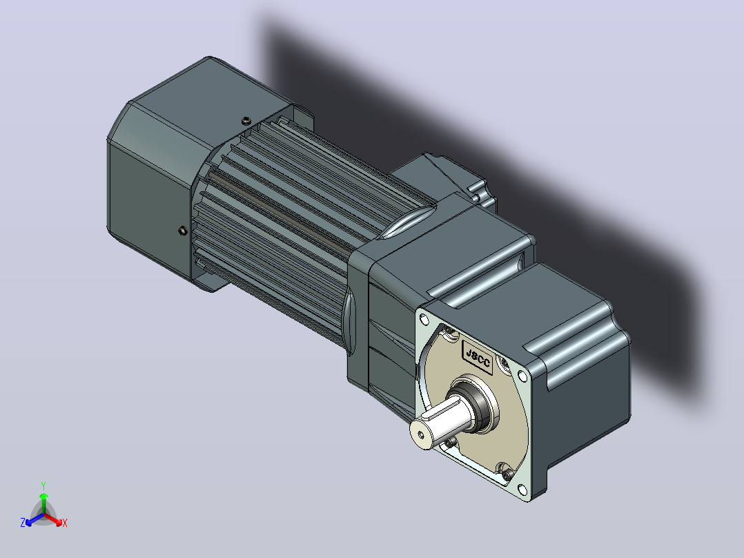 变频减速电机f1500rt-U主视图