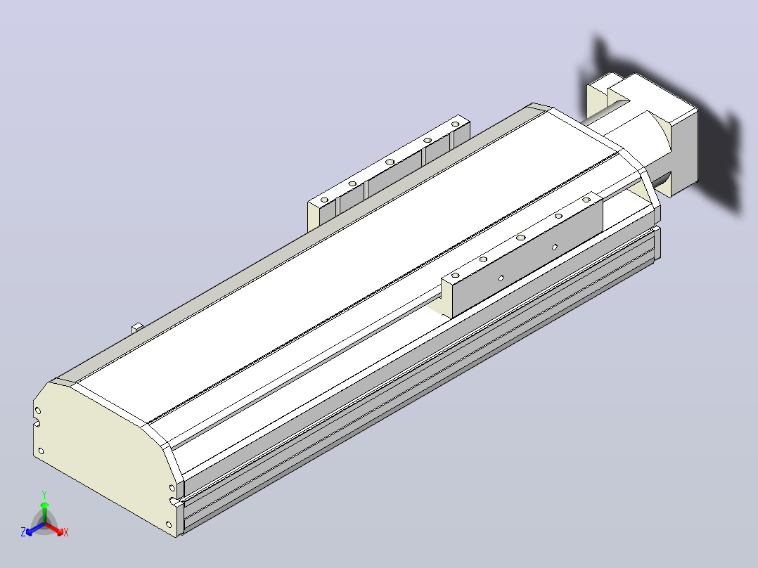 MTH14标准螺杆滑台[MTH14-L#-200-BC-P20-C3]正等轴测图