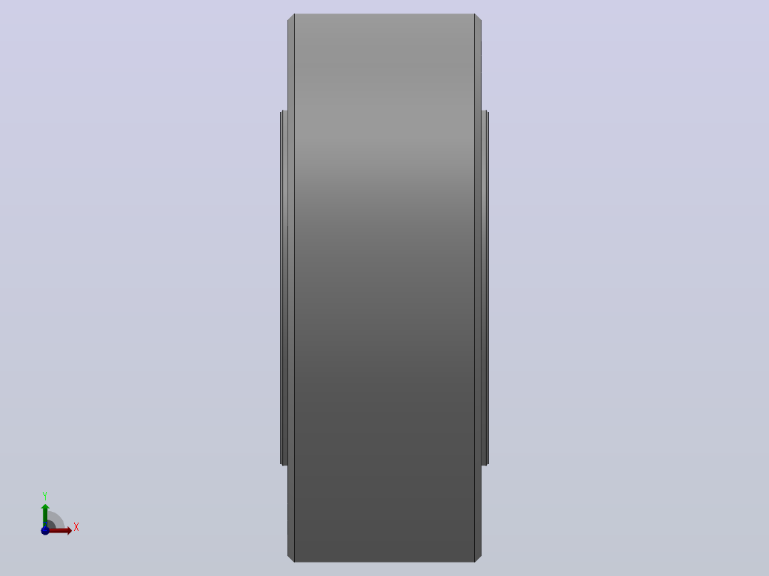 NUTR型平挡圈型双列满装圆柱滚子滚轮轴承_NUTR45X前视图