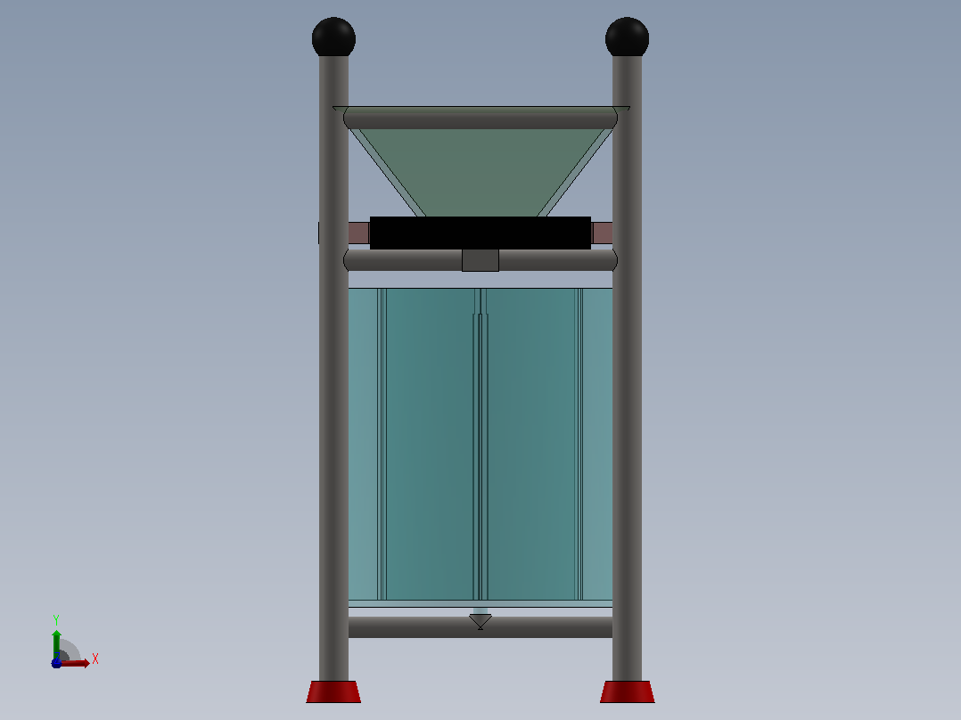 垃圾箱 垃圾处理设备smart-dustbin-7.snapshot-模型格式为 sw前视图