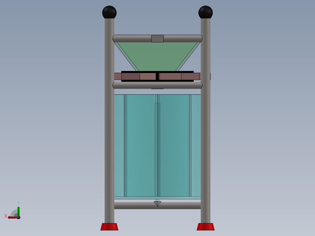 垃圾箱 垃圾处理设备smart-dustbin-7.snapshot-模型格式为 sw后视图