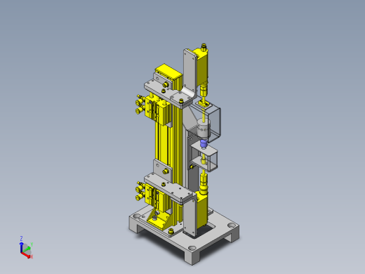 送风清洗机构正等轴测缩略图