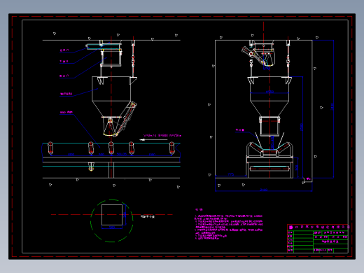 称量地垄皮带机断面图