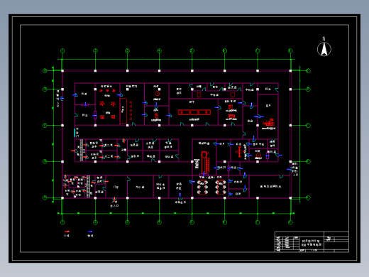 C175-阿司匹林片剂生产车间设备平面布局图