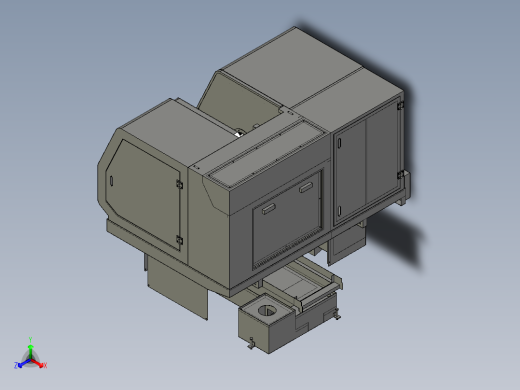 某小型数控车床外罩